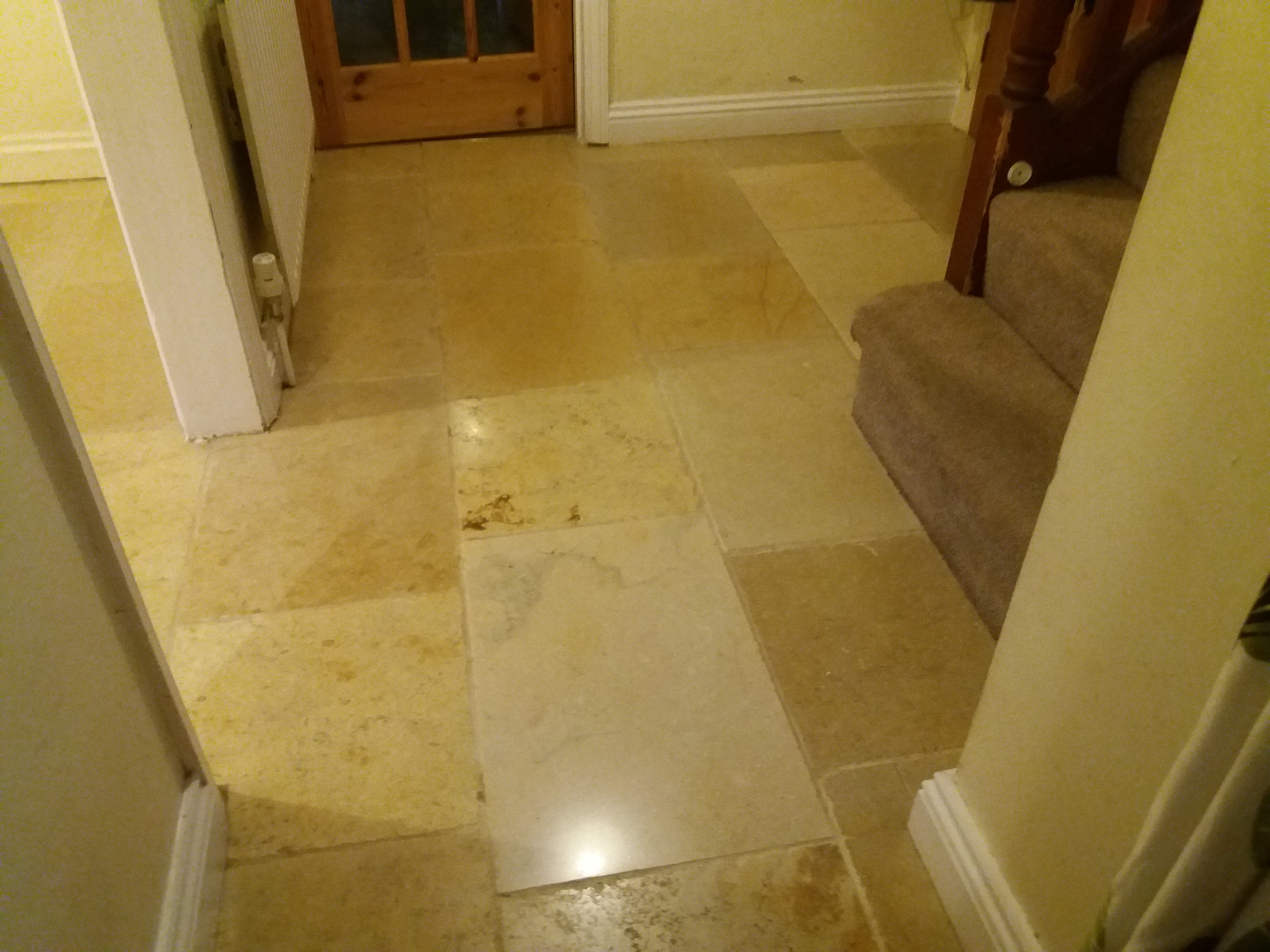 Stone floor cleaning in the Cotswolds